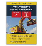 Activity Superstore Family Ticket to Diggerland for Four