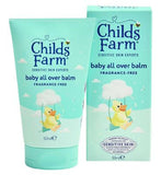 Childs Farm Baby All Over Balm 50ml Fragrance Free Moisturiser for Newborns Sensitive Skin