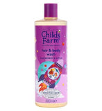 Childs Farm Hair Body Wash Blackberry Apple 500ml Gentle Tear-Free Formula for Kids Babies Sensitive Skin