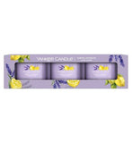 Yankee Candle 3 Pack Mini Filled Votive Lemon Lavender 37g 3s