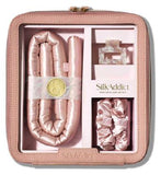 Silk Addict 100 Mulberry Silk Heatless Curler Set Pale Pink