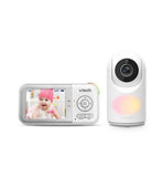 VTech 28 Inch Video Baby Monitor with Night Light White RM3263