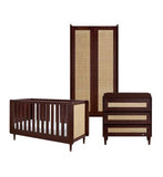 Tutti Bambini Japandi 3 Piece Room Set - Warm Walnut