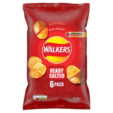Walkers Ready Salted Multipack Crisps 6 per pack GOODS M&S