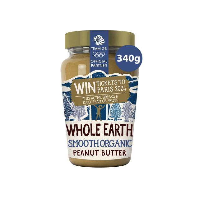 Whole Earth Organic Smooth Peanut Butter 340g GOODS M&S