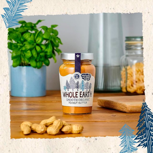 Whole Earth Organic Smooth Peanut Butter 340g GOODS M&S