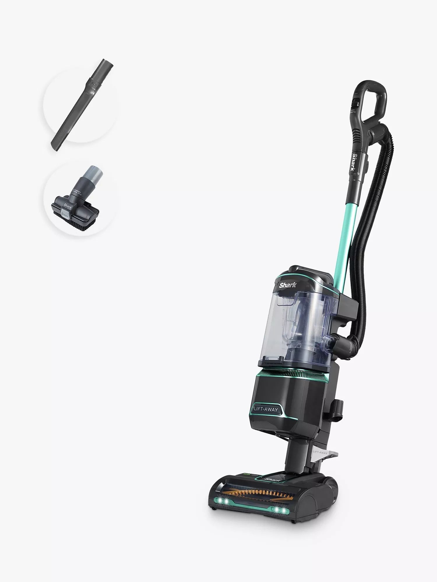 Shark Anti Hair Wrap NZ690UK Upright Vacuum Cleaner with Lift-Away, Teal - McGrocer