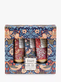 William Morris At Home Strawberry Thief Patchouli & Red Berry Hand Creams, Set of 3, 30ml - McGrocer