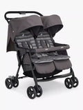 Joie Baby Aire Twin Stroller with Footmuffs, Dark Pewter - McGrocer