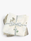 Done by Deer Lalee GOTS Organic Cotton Muslin Burp Cloths, Pack  of 3, Sand - McGrocer