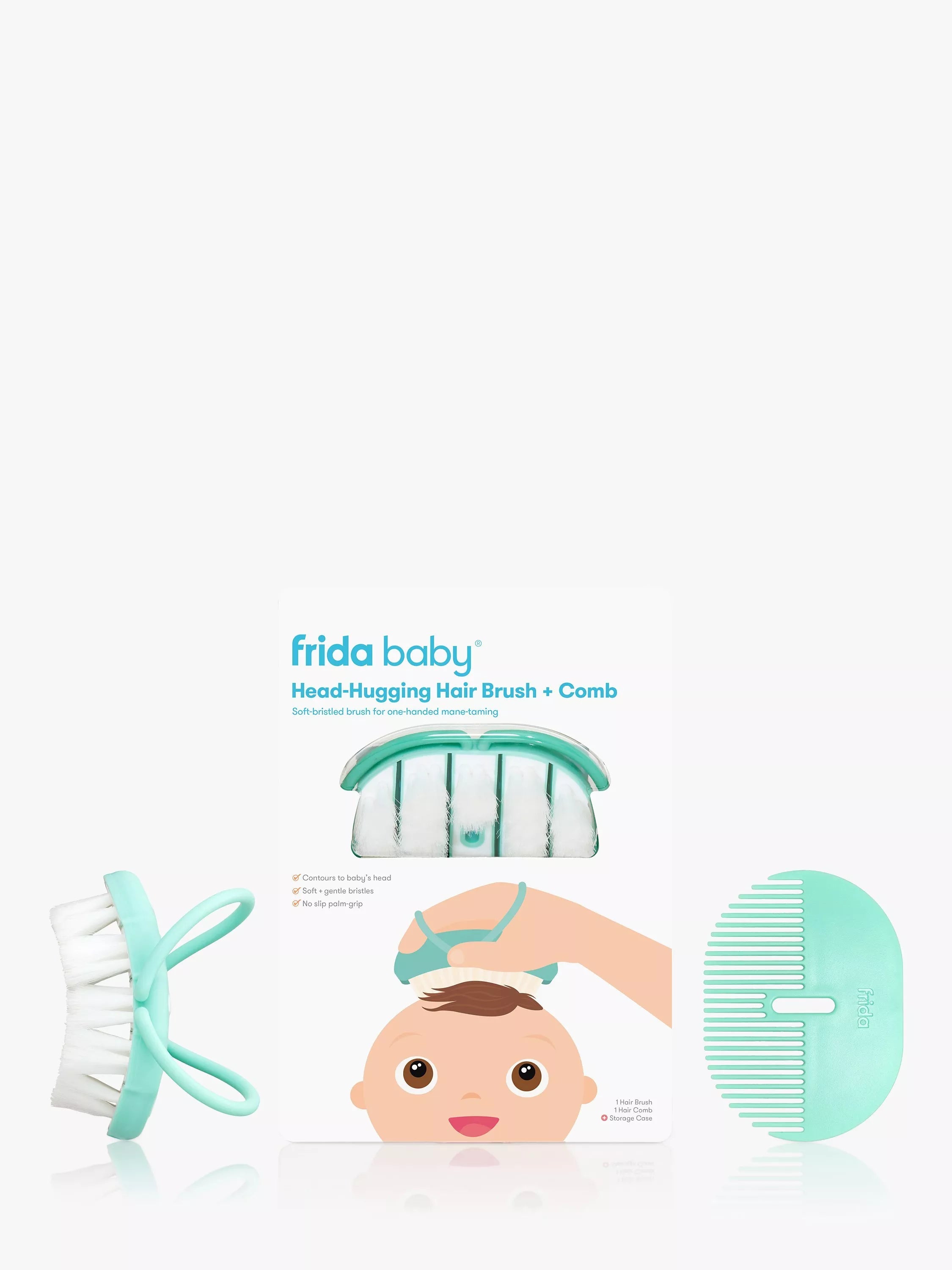 Fridababy Head-Hugging Brush, Multi - McGrocer
