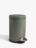 John Lewis Soft Close Bathroom Pedal Bin, 3L - McGrocer