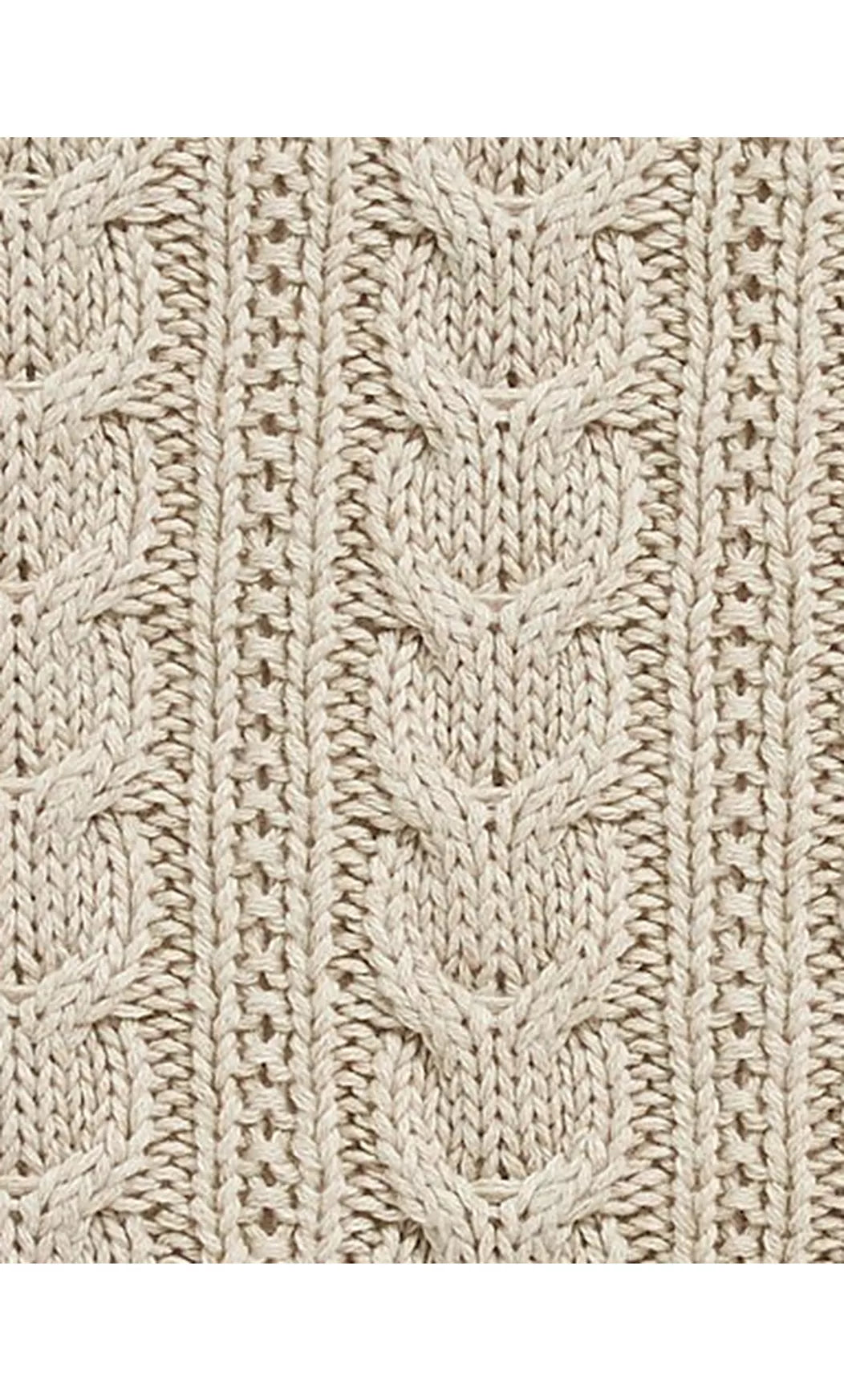 John Lewis Cable Knit Sherpa Fleece Baby Blanket - McGrocer