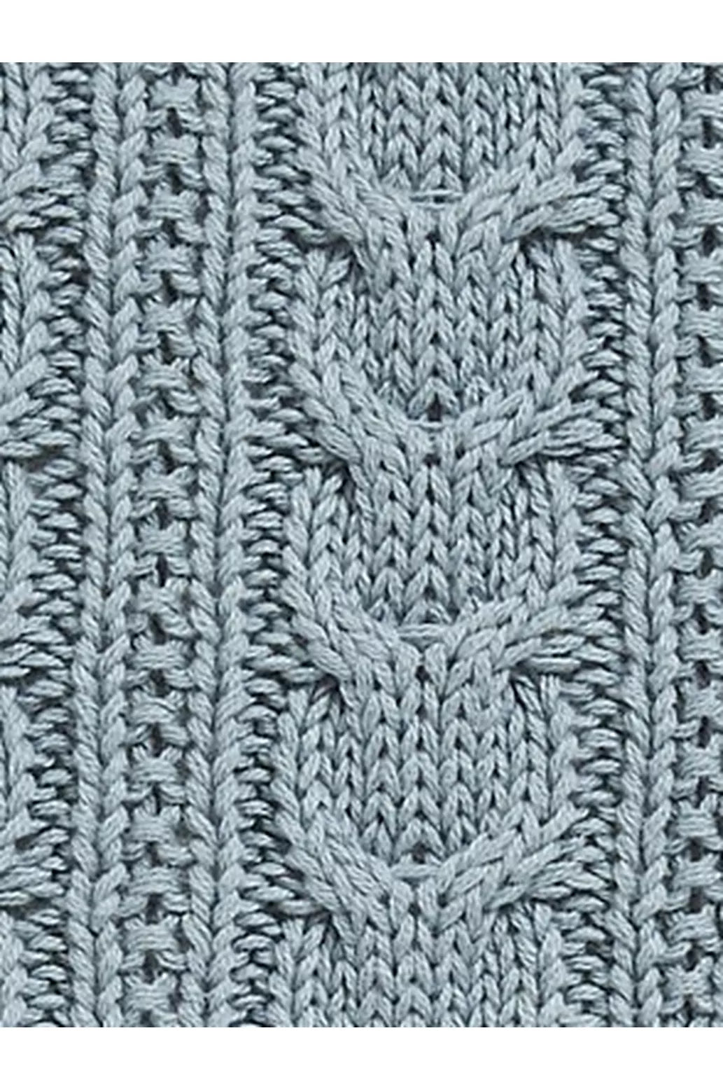 John Lewis Cable Knit Sherpa Fleece Baby Blanket - McGrocer