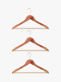 Clothes Hangers Fsc Cedar Pack Of 3 Natural
