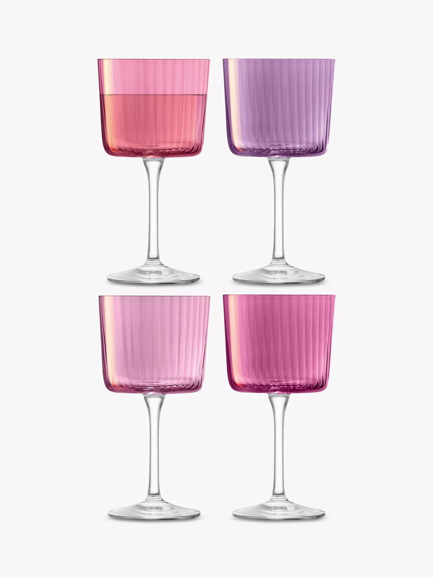 LSA International Gems Wine Glass, Set of 4, 250ml - McGrocer