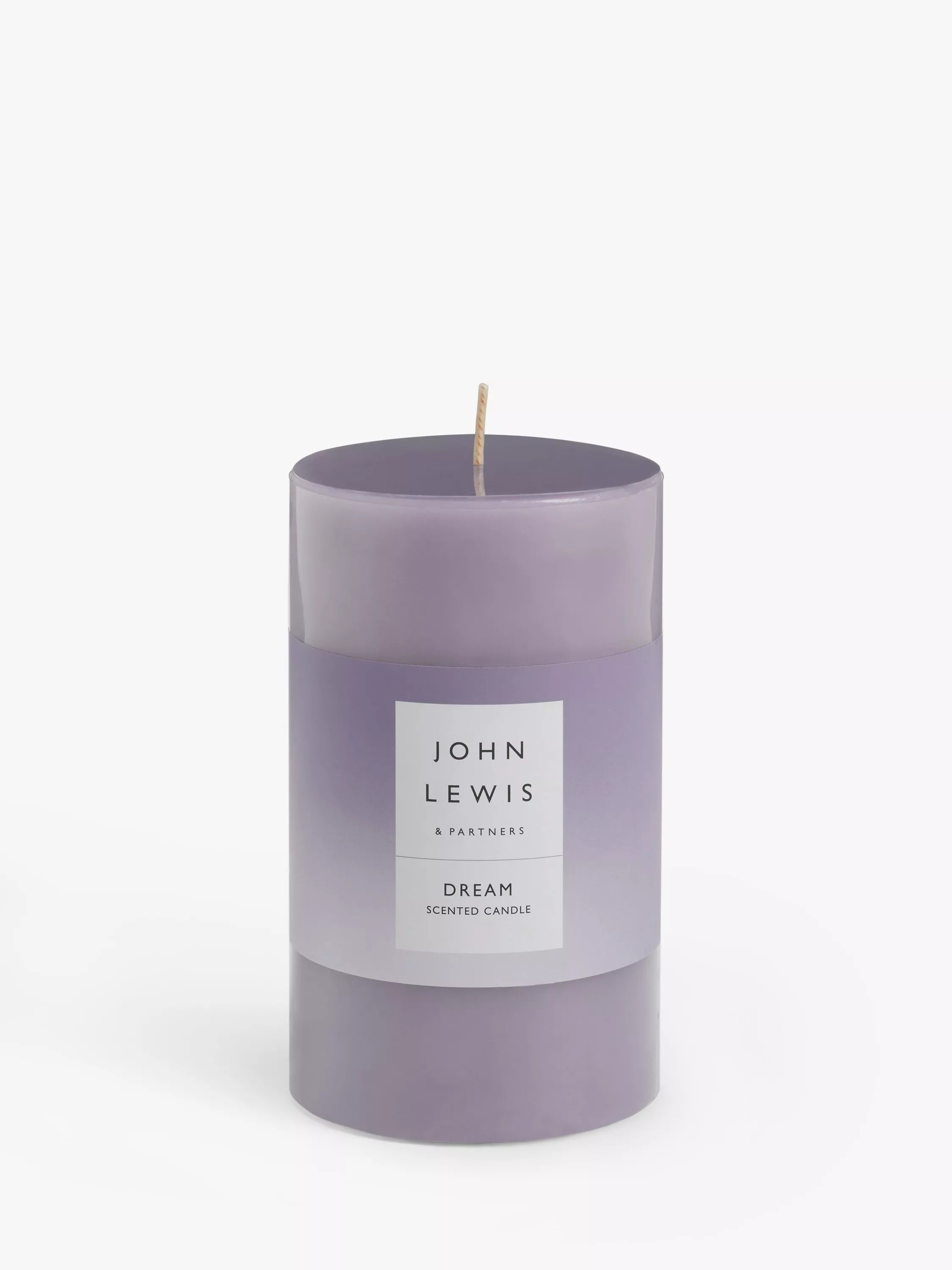 John Lewis Sentiments Dream Pillar Scented Candle, 507g - McGrocer