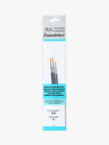 Winsor Newton Foundation Watercolour Brushes Set Of 3
