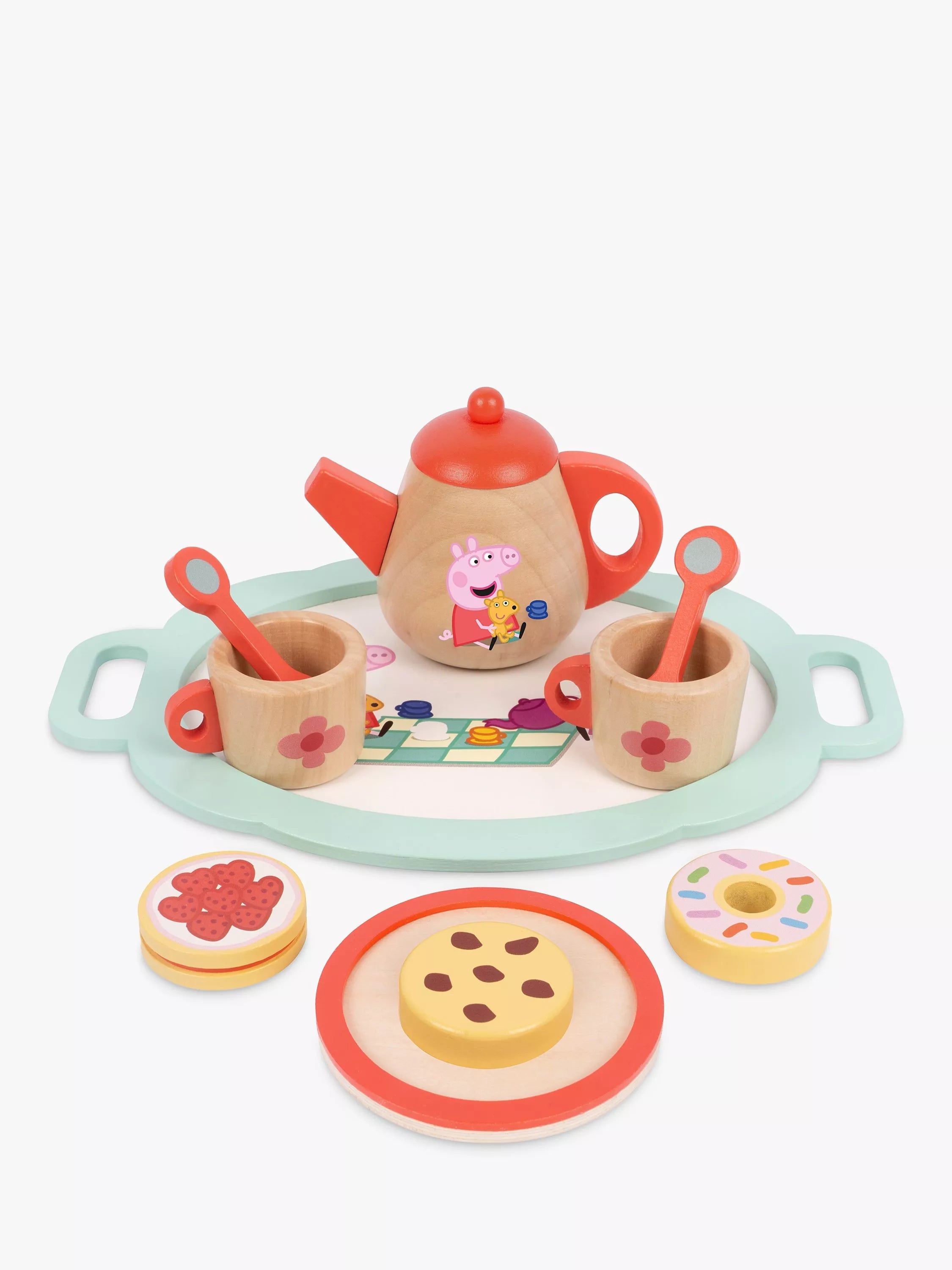 Peppa Pig Wooden Tea Party Set - McGrocer