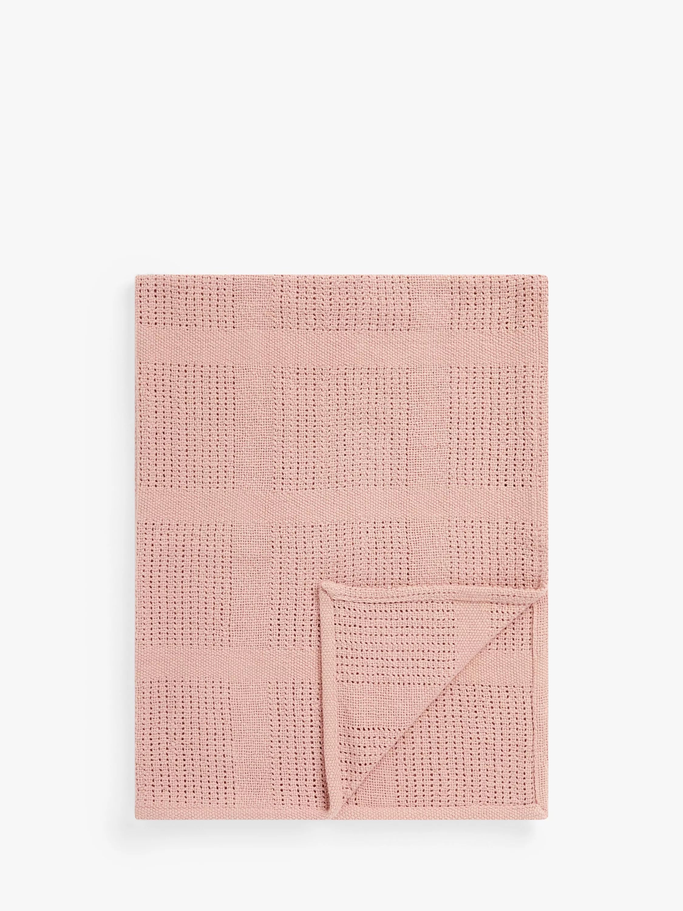 John Lewis Baby Cotton Cellular Blanket, 100 x 150cm - McGrocer