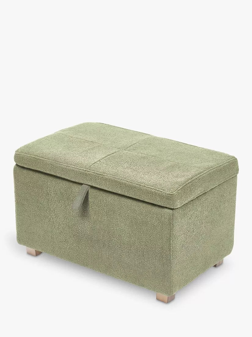 Gaia Baby Serena Boucle Ottoman Footstool - McGrocer