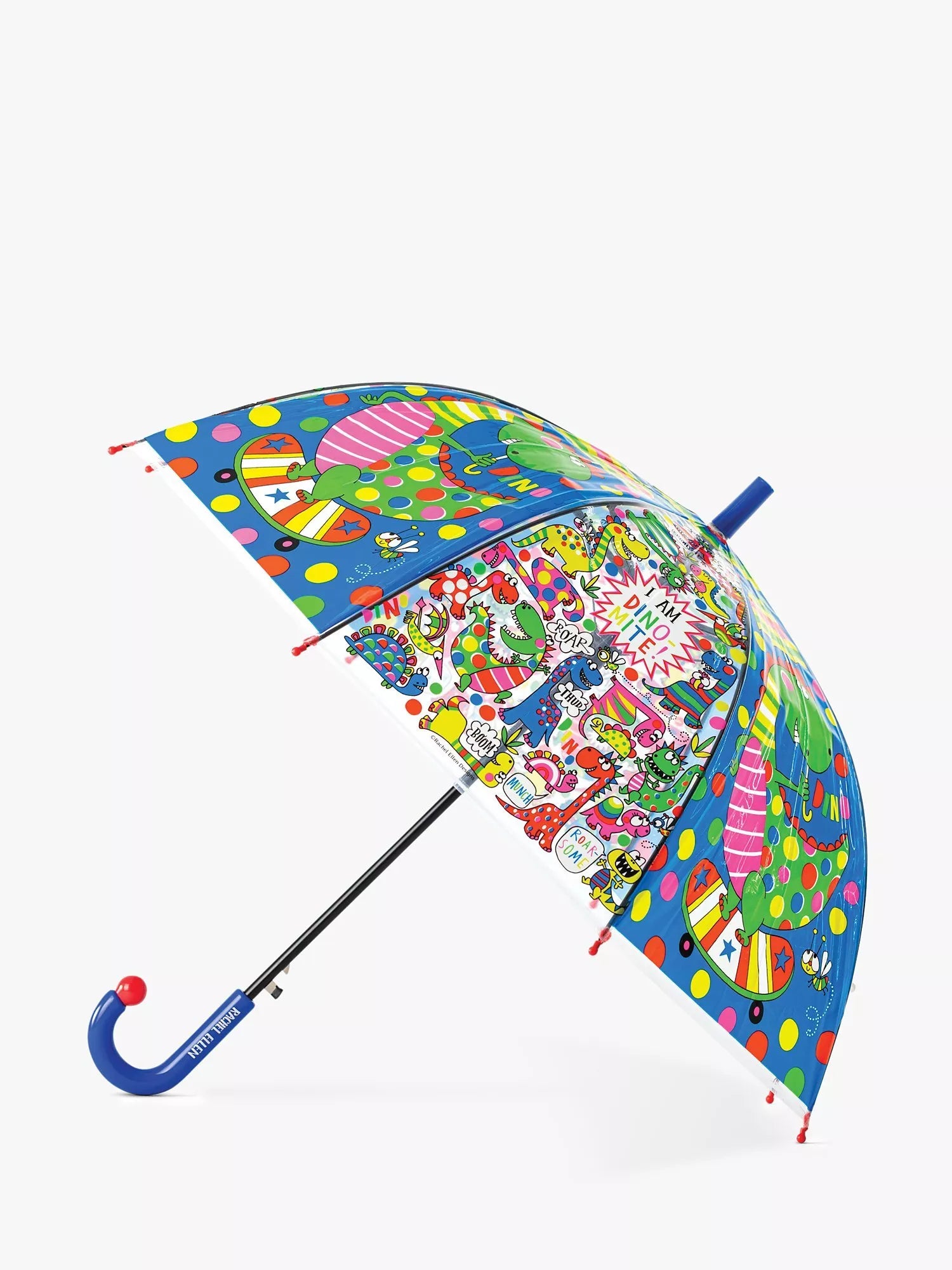 Rachel Ellen Kids' I Am Dino-Mite Umbrella, Multi - McGrocer