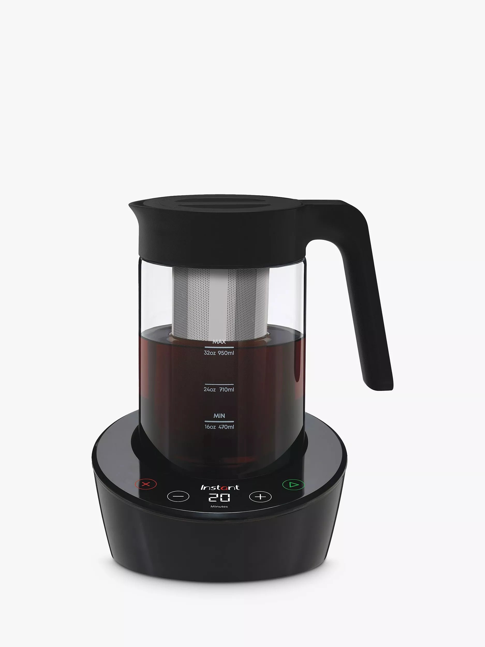 Instant Cold Brewer Coffee & Iced Tea Maker, Black - McGrocer