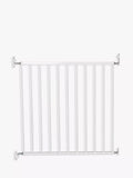 BabyDan No Trip Wall-Mounted Single Panel Safety Gate, 72-78.5cm, White - McGrocer