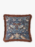 William Morris At Home Strawberry Thief Square Cushion