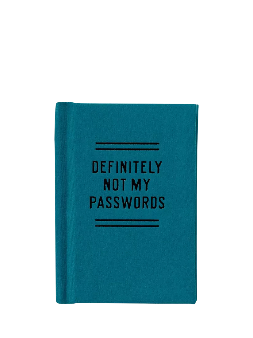 Chronicle Books Definitely Not My Passwords Book - McGrocer