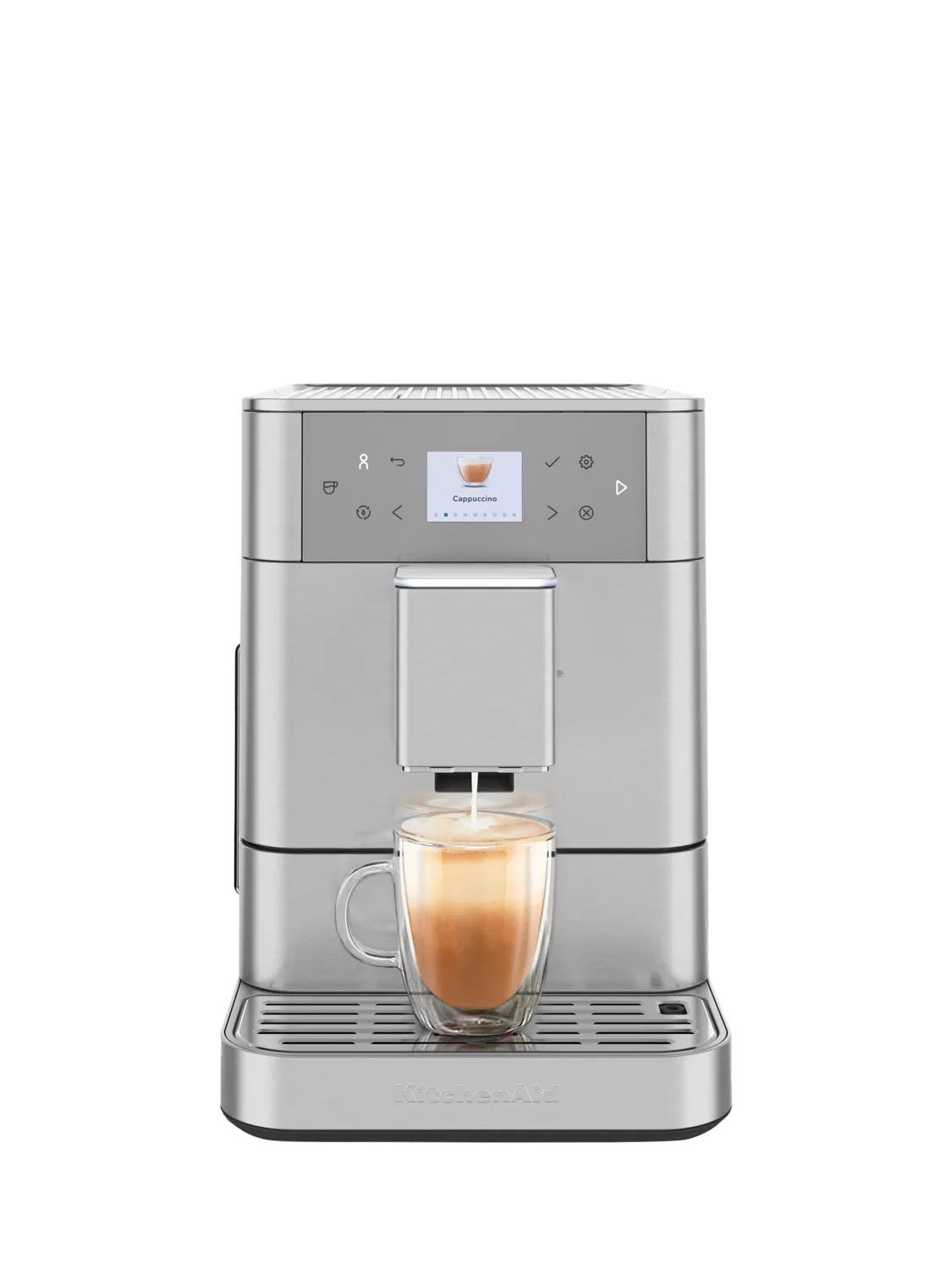 KitchenAid 5KES8556BSX Auto Espresso Coffee Machine, Stainless Steel - McGrocer