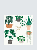 Houseplants Thank You Card