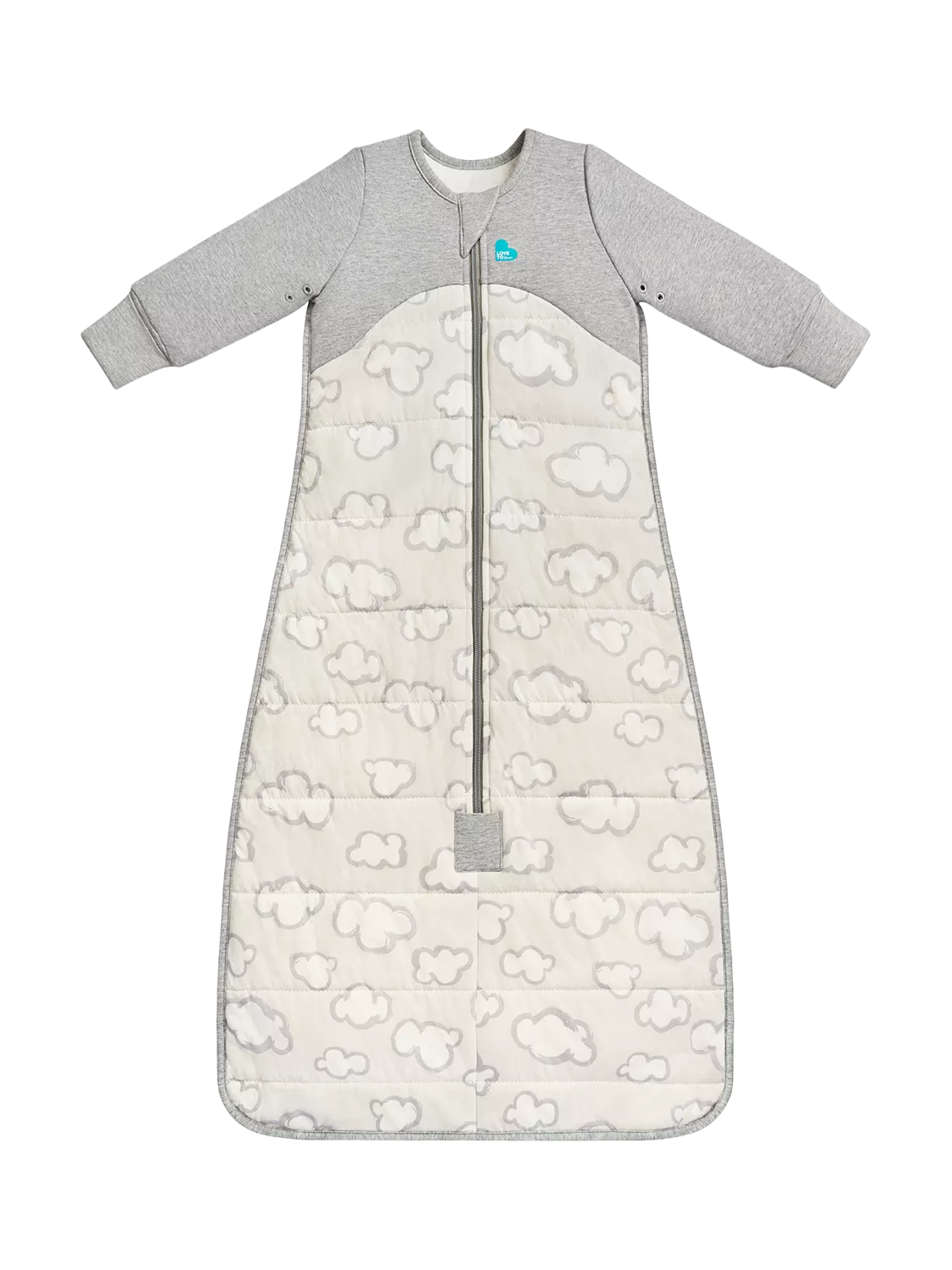 Love to Dream Day Dream Stage 3 Baby Sleeping Bag, 2.5 Tog, Grey - McGrocer