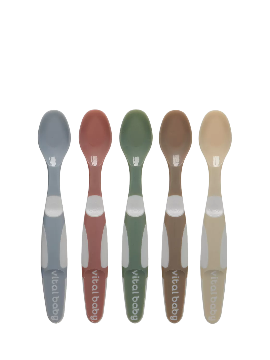 Vital Baby Nourish Start Weaning Spoons, Pack of 5, Natural - McGrocer