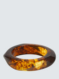 Jon Richard Resin Square Bangle Amber