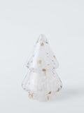 Confetti Glass Christmas Tree H20Cm Clear