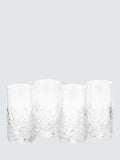 Royal Doulton Highgate Cut Crystal Highball Glass Set Of 4 340Ml Clear