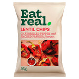 Eat Real Lentil Chips Chargrilled Red Pepper