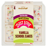 Just Love Gluten Free Vanilla School Cakes