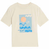 M&S Boys Pure Cotton Wave Graphic T-Shirt 4-5 Years Neutral