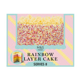M&S Rainbow Layer Cake