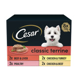 Cesar Classics Terrine Dog Food Trays Mixed in Loaf
