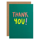 M&S Green Fun Thank You Card