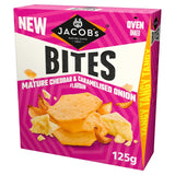 Jacob's Bites Mature Cheddar & Onion Crackers