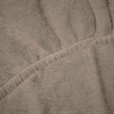 M&S Teddy Fleece Fitted Sheet, Single Neutral