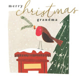 Caroline Gardner Grandma Robin Christmas Card