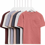 M&S Boys Pure Cotton T-Shirts, 4-5 Years, Neutral