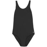 M&S Recycled Sports Swimsuit, 6-7 Years, Black