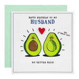 M&S Husband Better Half Avocado Birthday Card