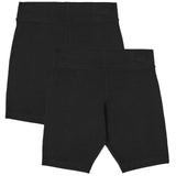 M&S Girls' Cotton with Stretch Shorts, 11-12 Years, Black